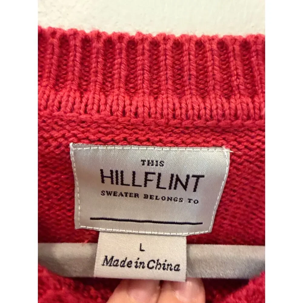 Hillflint Alabama "A" Sweater | Size L 🐘❤️  Roll Tide - Picture 2 of 3